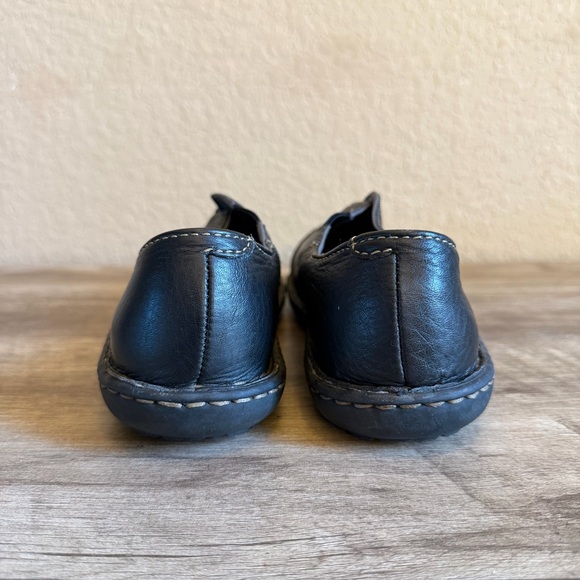 Hush Puppies Steel Toe Black Leather Loafers Slip Resistant ASTM F2413-11 Size 9 - Picture 6 of 11